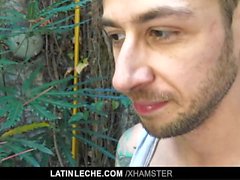 LatinLeche - Two hotel strangers agree to fuck on cam for ca