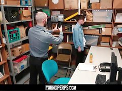 YoungPerps - Dumb twink criminal blows a hung cop