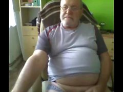 grandpa stroke on webcam