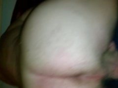 Open hairy ass