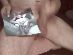 Tribute for ramblinman63 - cumshot over her body and pussy