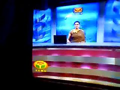 shanthi ramesh :: jaya tv news reader cumshot