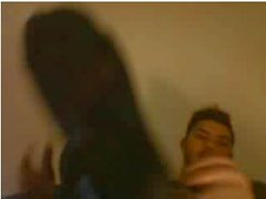 Straight guys feet on webcam #253