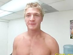 Muscled blond sucks and fucks gay porn part4