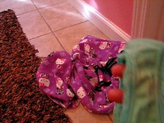 panty raid - step daughter's bathroom and dirty hamper