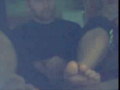 Straight guys feet on webcam #197