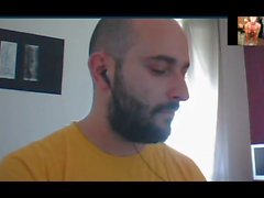 webcam straight italian man face wank and cum