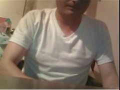 Straight guys feet on webcam #143