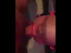Pig bttm gets his throat stretched by fat daddy dick