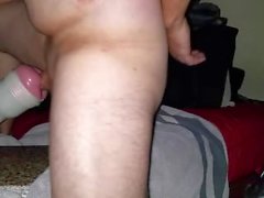 Fleshlight fucking. Multiple cum shots.