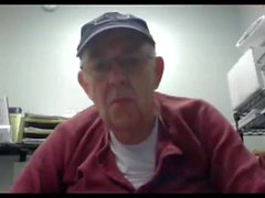 grandpa cum on webcam