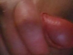 self fuck and nice close up cumshot