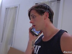 Zac Stevens Pays The Black Delivery Man With Sex