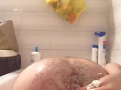 Anal masturbation and cream