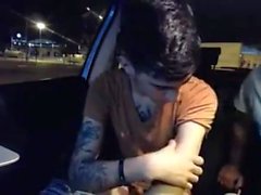 amatuers..public cocksukking and fuck in car