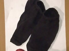 cumming on GF socks