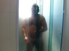 I taking shower and masturbating