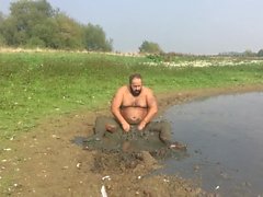 Jons naked mud fun 2016