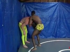 black dude fight dirty against white
