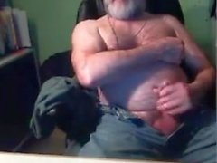 grandpa stroke on webcam