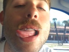 Tongue Fetish - Luke Tongue and Moaning Video 3