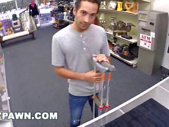 GAYPAWN - fellow yells like a gal while getting fucked in a pawn shop