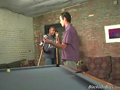 Hung black men sharing the ass of an amateur guy