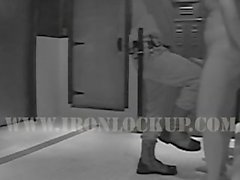 Security Cam of Group Prison Scenes: Urinal Piss & Shower