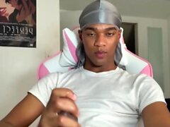 Black twinks with big cocks in bareback gay action