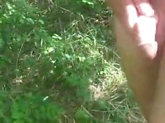 Cruising in the woods with cumshot