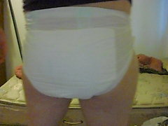 Wetting and Messing My Diaper In The Morning Than Spanking Myself