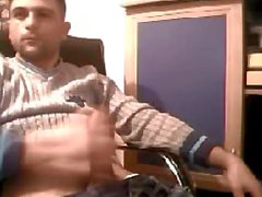 Sexy big dicked turkish man guy stroking