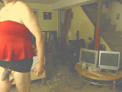 Dude In DRAG (Solo Jerk-Off)