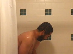 filming myself showering and washing my hair