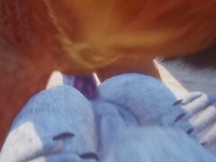 Two Gay Male Lions Creaming Each Other (POV & Paw Shots) Wild Life Furries