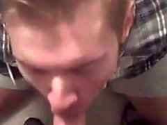 Buddy blowing me and I shoot cum on his tongue
