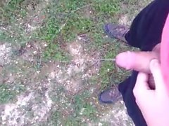 hot fountain peeing, pissing, piss, pee, outdoor
