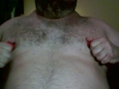 bear working nipples
