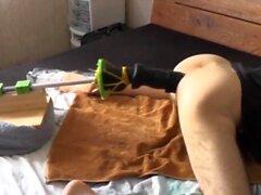 Anal Fucking Machine with long Dildo