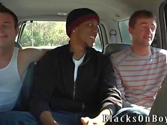 Cameron Gets Fucked By Two White Boys