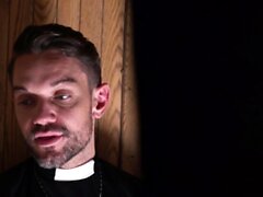 Catholic Boy Edward Terrant Confessing Sins To Priest