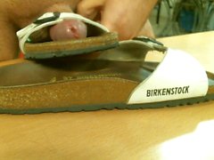 White Birkenstocks Madrid white CUM