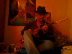 Blues Playing in A on my guitar x